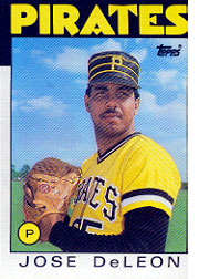 1986 Topps Baseball Cards      075      Jose DeLeon